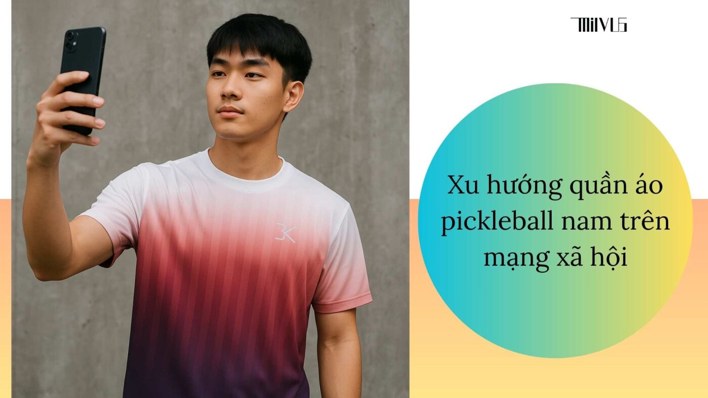Quần áo pickleball cho nam giới trẻ tuổi năng động
