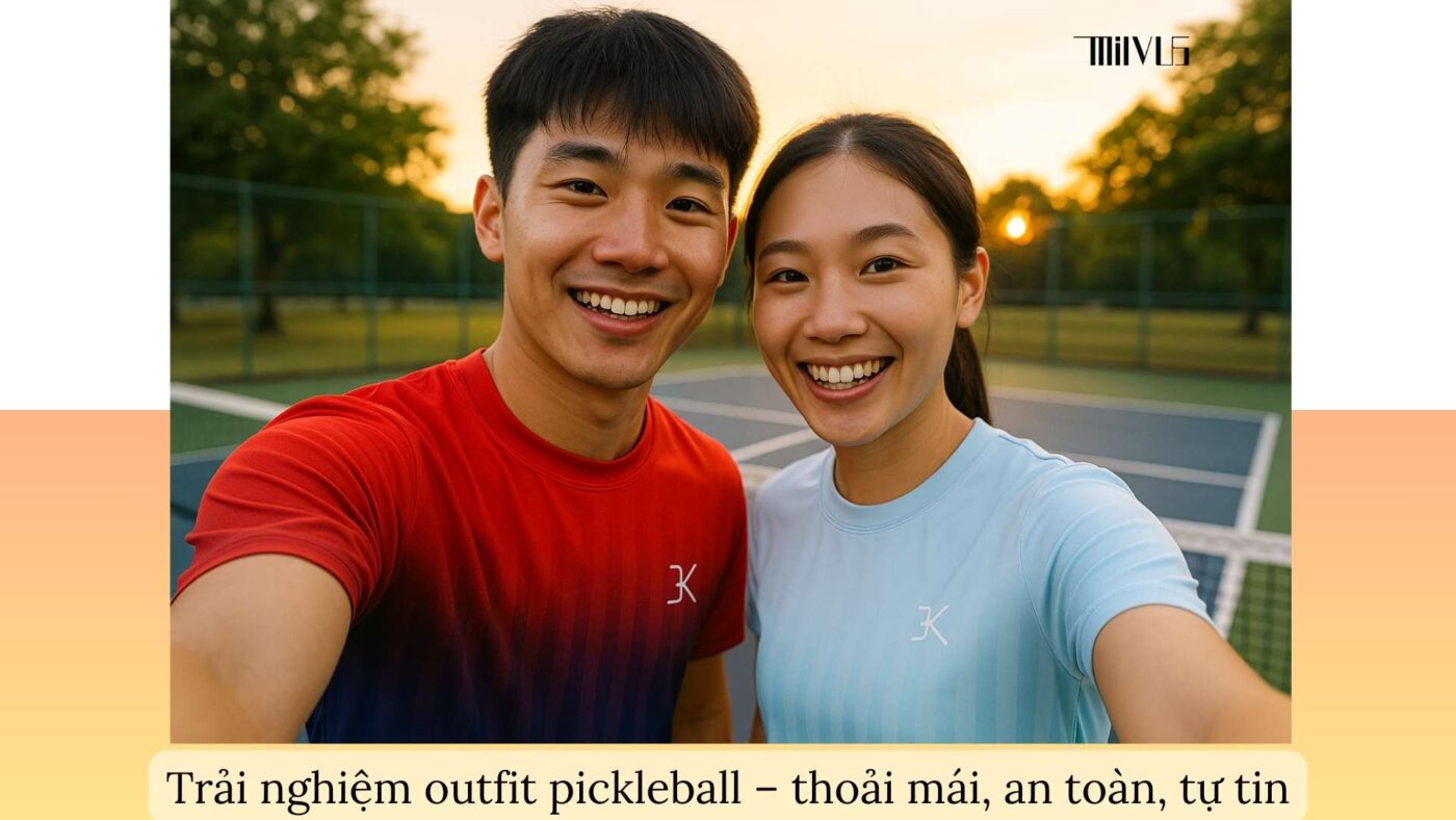 Trang phục pickleball cho thanh thiếu niên mới tập