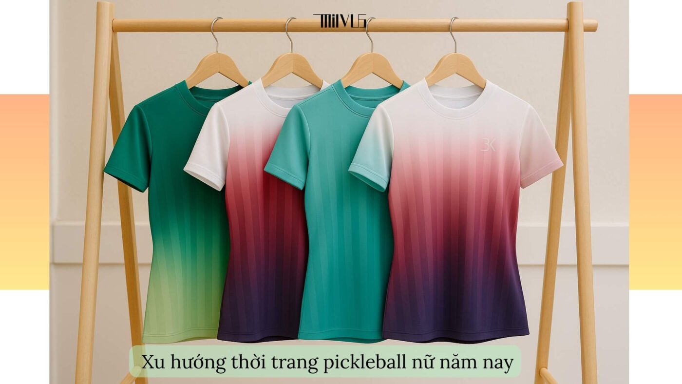 Quần áo pickleball cho nhóm sinh viên nữ năng động