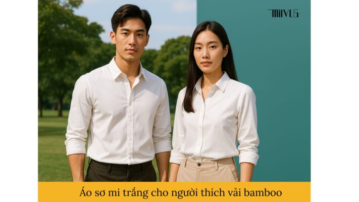 Áo sơ mi trắng cho người thích vải bamboo