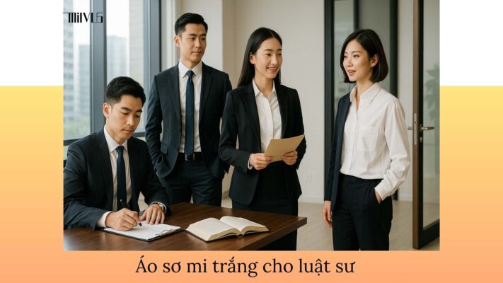 Áo sơ mi trắng cho luật sư – đa dạng kiểu dáng, chuyên nghiệp, phù hợp công sở và tranh tụng