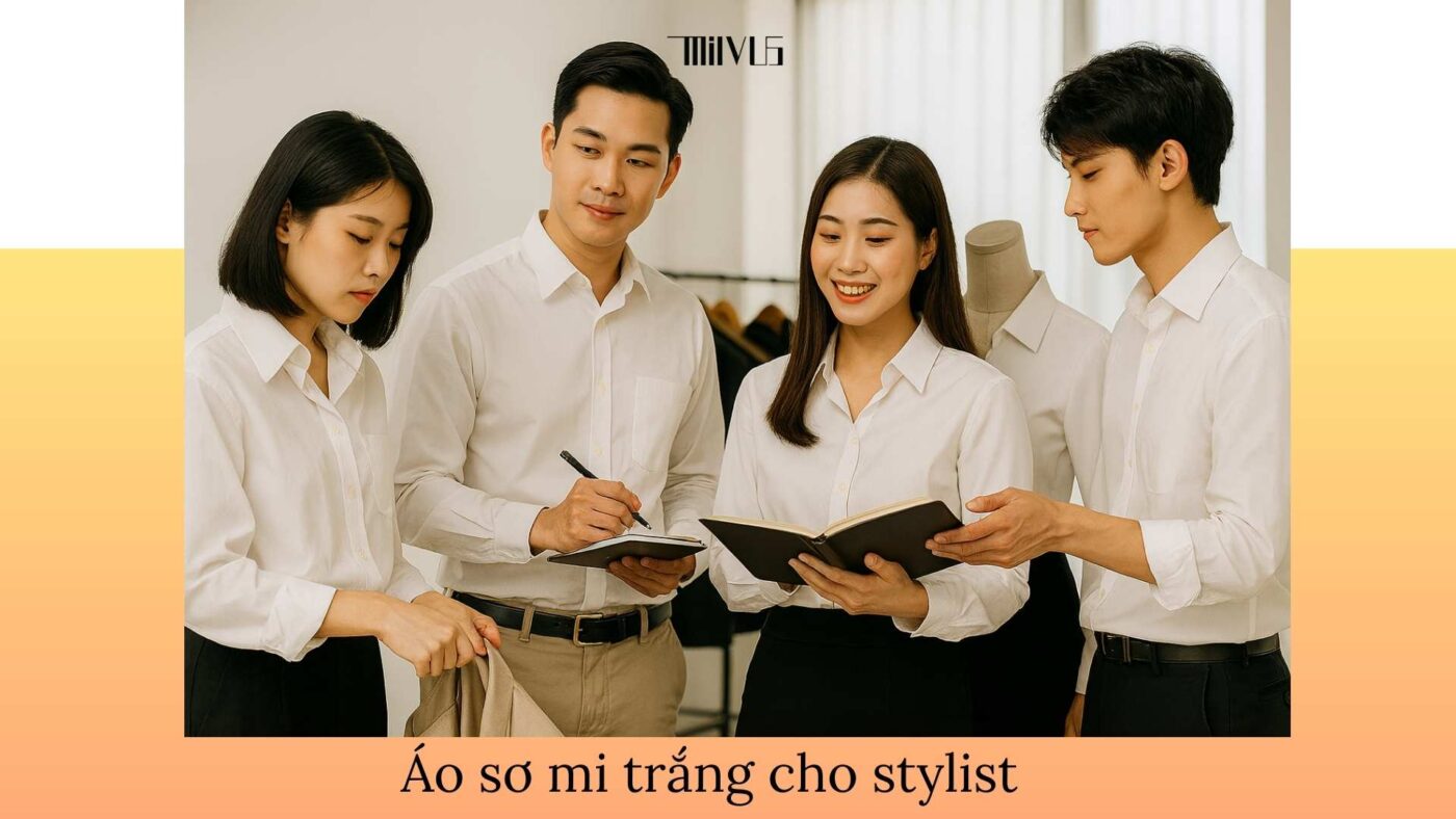 Áo sơ mi trắng cho stylist – đa năng, chuyên nghiệp, linh hoạt trong phối đồ và sự kiện