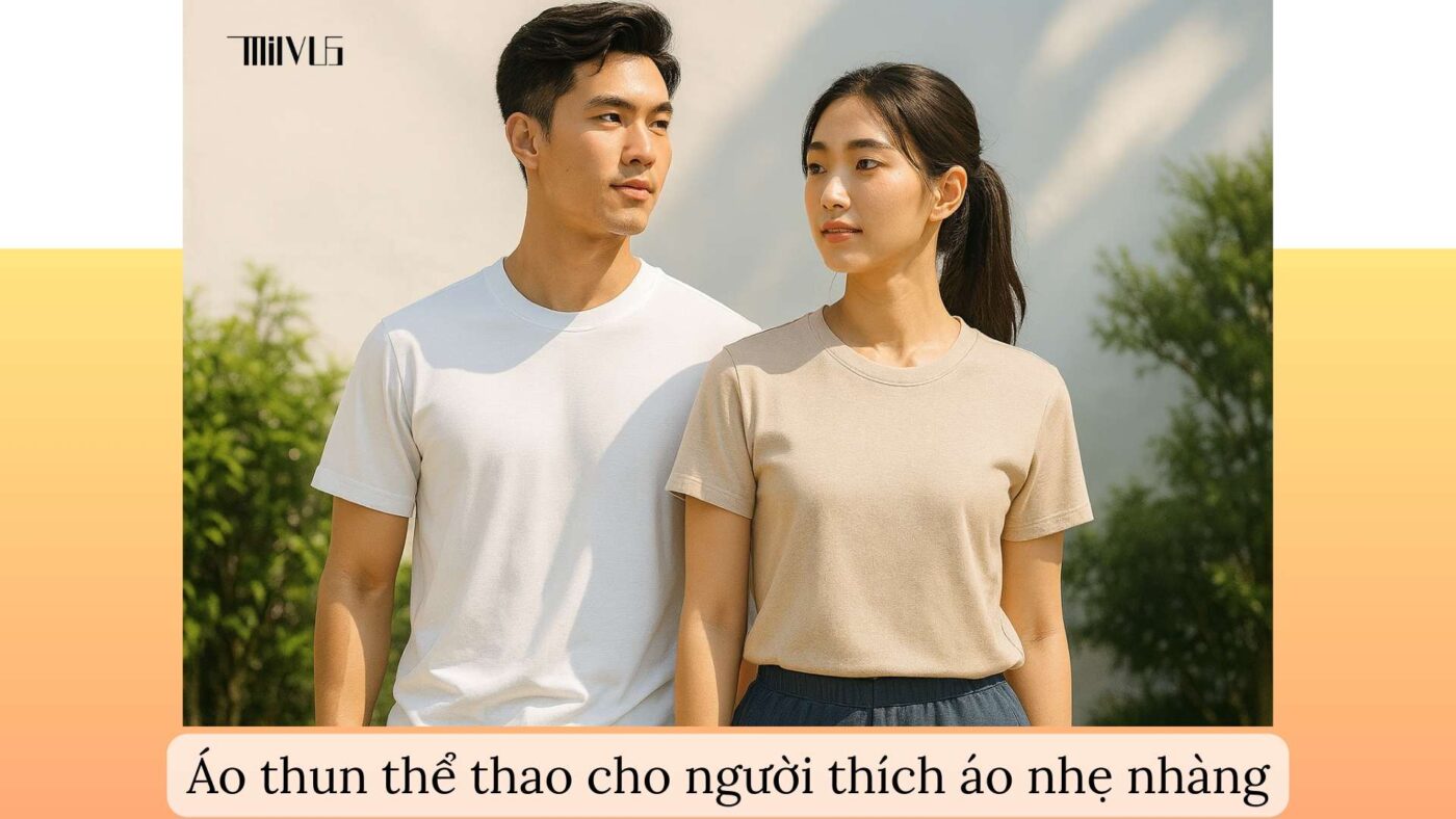 Áo thun thể thao cho người thích áo nhẹ nhàng