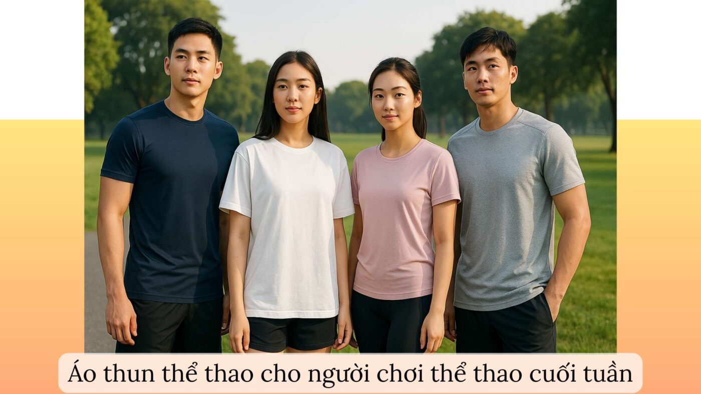 Áo thun thể thao cho người chơi thể thao cuối tuần