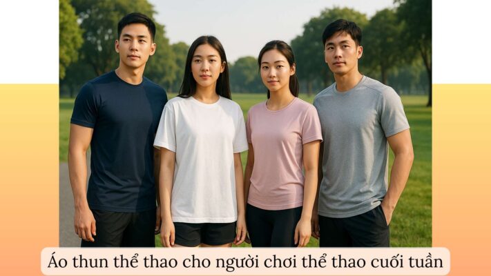 Áo thun thể thao cho người chơi thể thao cuối tuần