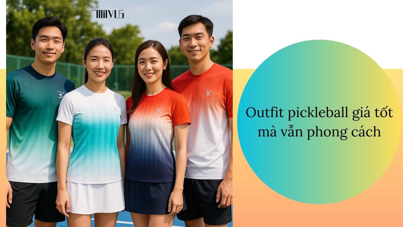 Outfit pickleball giá tốt mà vẫn phong cách