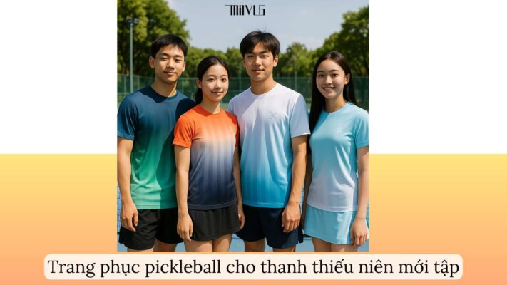 Trang phục pickleball cho thanh thiếu niên mới tập