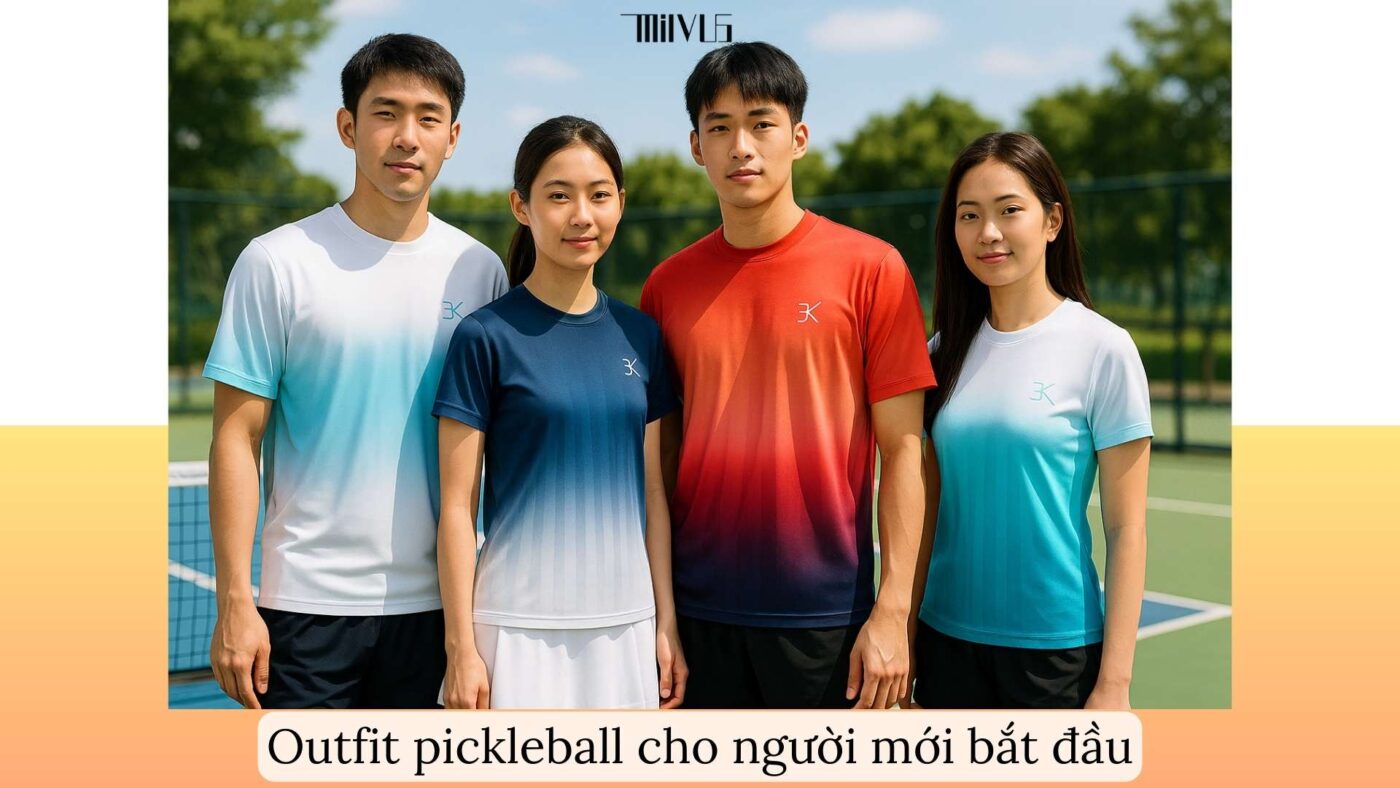 Outfit pickleball cho người mới bắt đầu – đơn giản mà chuẩn