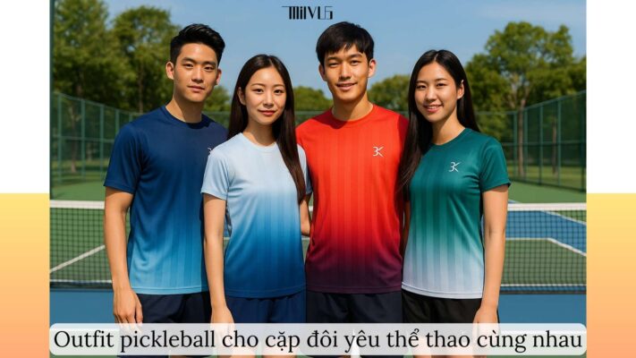Outfit pickleball cho cặp đôi yêu thể thao cùng nhau