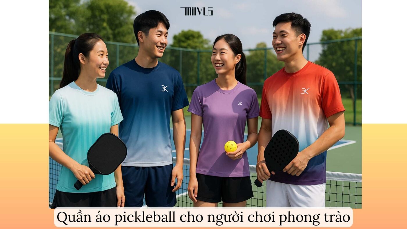 Quần áo pickleball cho người chơi phong trào