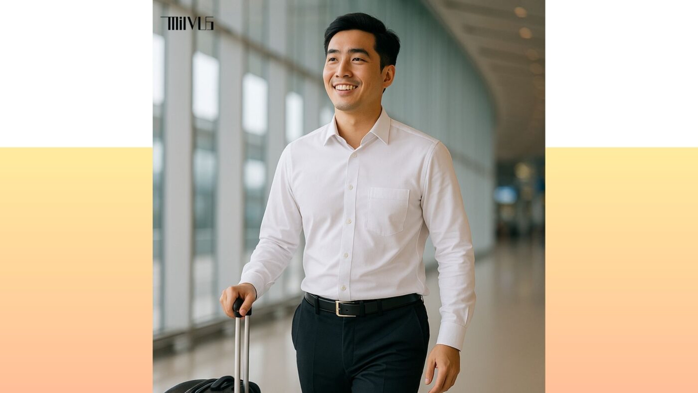 Người dùng đánh giá áo sơ mi trắng – tiện lợi và bền đẹp trong nhiều chuyến đi.