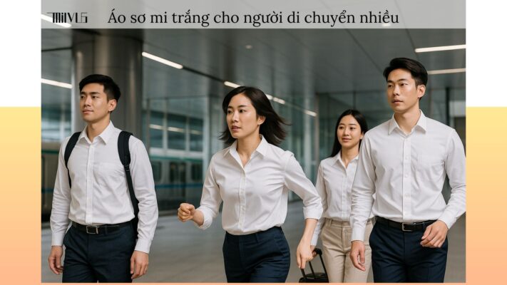 Áo sơ mi trắng cho người di chuyển nhiều – tiện lợi, thoáng mát, phù hợp công việc và du lịch