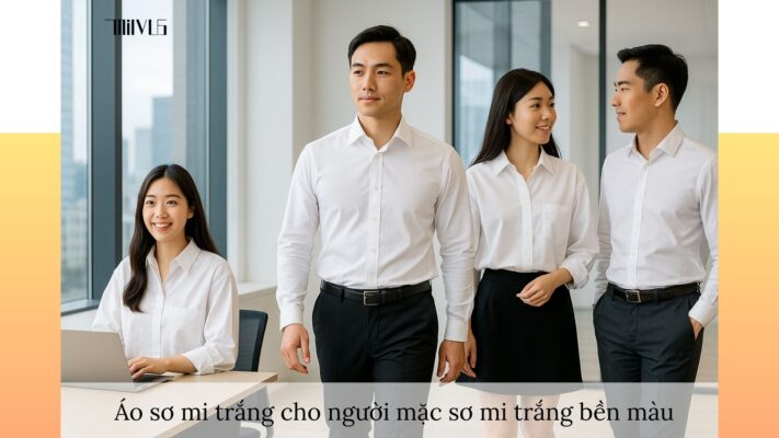 Áo sơ mi trắng cho người mặc sơ mi trắng bền màu – đa năng, sang trọng, phù hợp công sở và đời sống thường ngày
