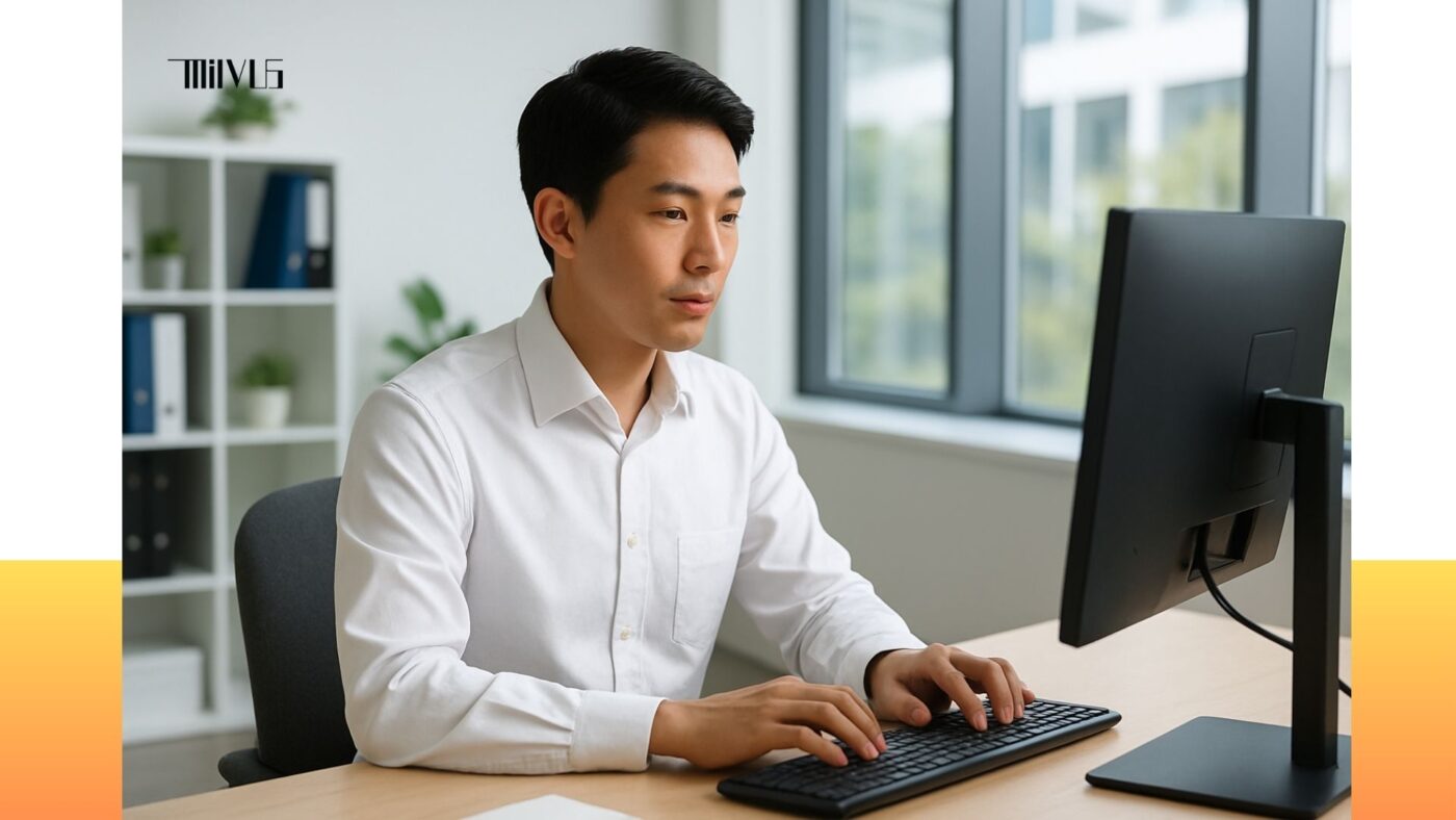 Áo sơ mi trắng cho người ngồi văn phòng lâu – thoáng mát và tiện lợi.