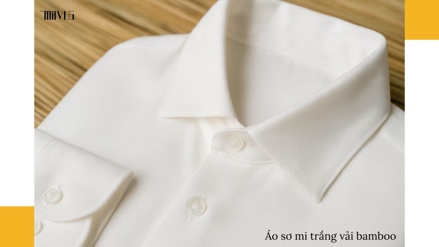 Áo sơ mi trắng cho người thích vải bamboo