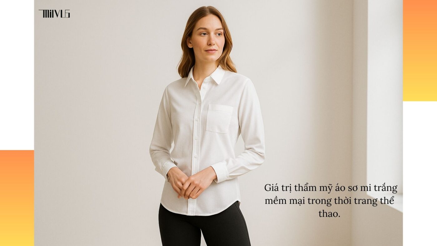 Giá trị thẩm mỹ của áo sơ mi mềm trong thể thao