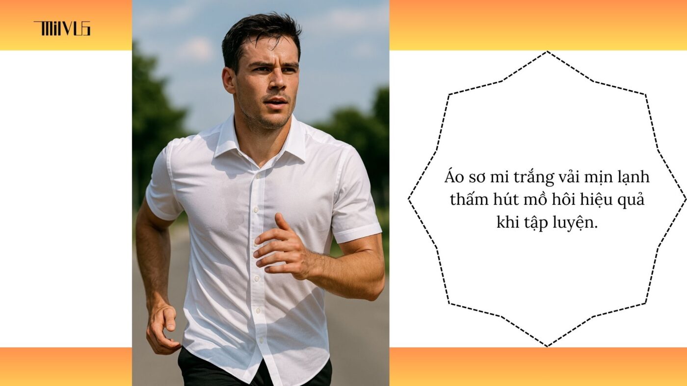 Khả năng thấm hút mồ hôi vượt trội