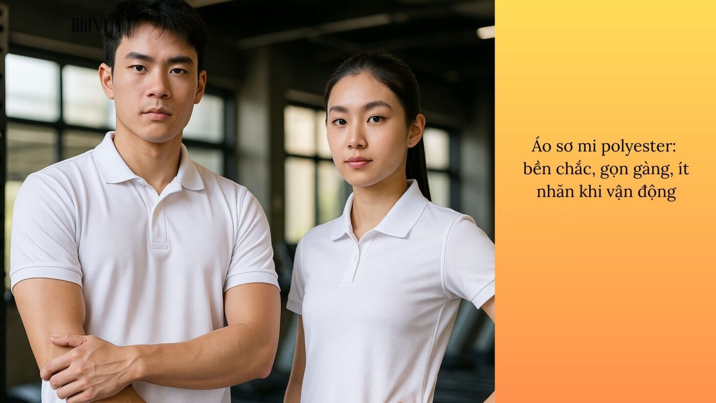 Ưu điểm nổi bật của áo sơ mi polyester