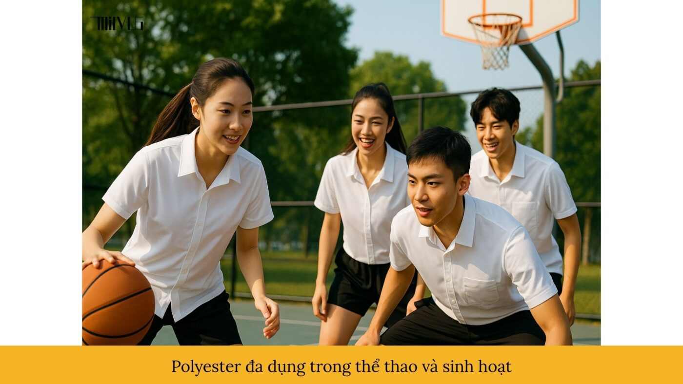 Áo sơ mi trắng cho người thích vải polyester