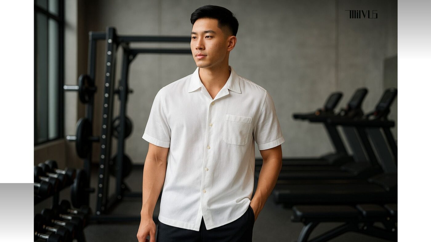 Áo sơ mi trắng cho người thích vải rayon