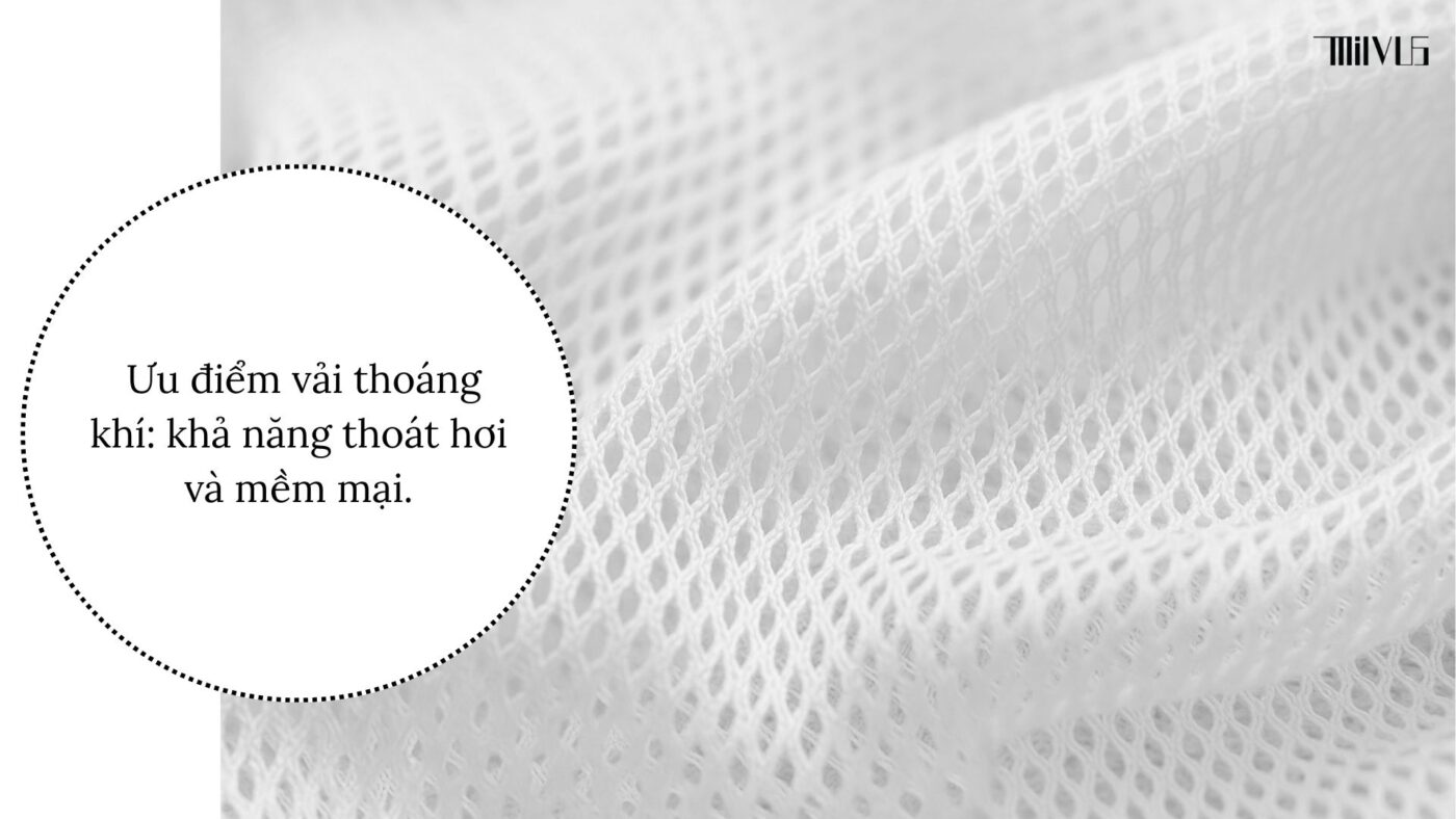 Đặc điểm nổi bật của vải thoáng khí hiện đại