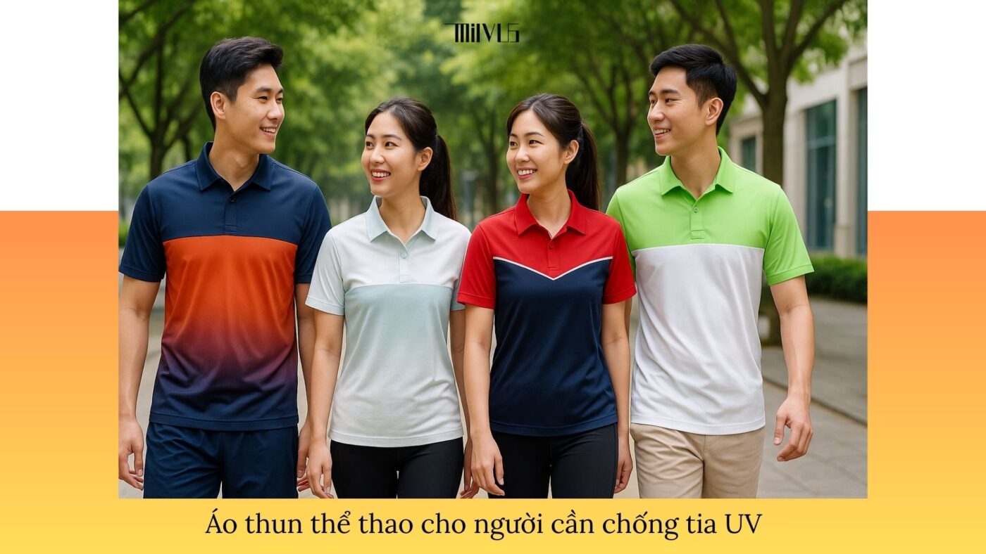 Áo thun thể thao cho người cần chống tia UV