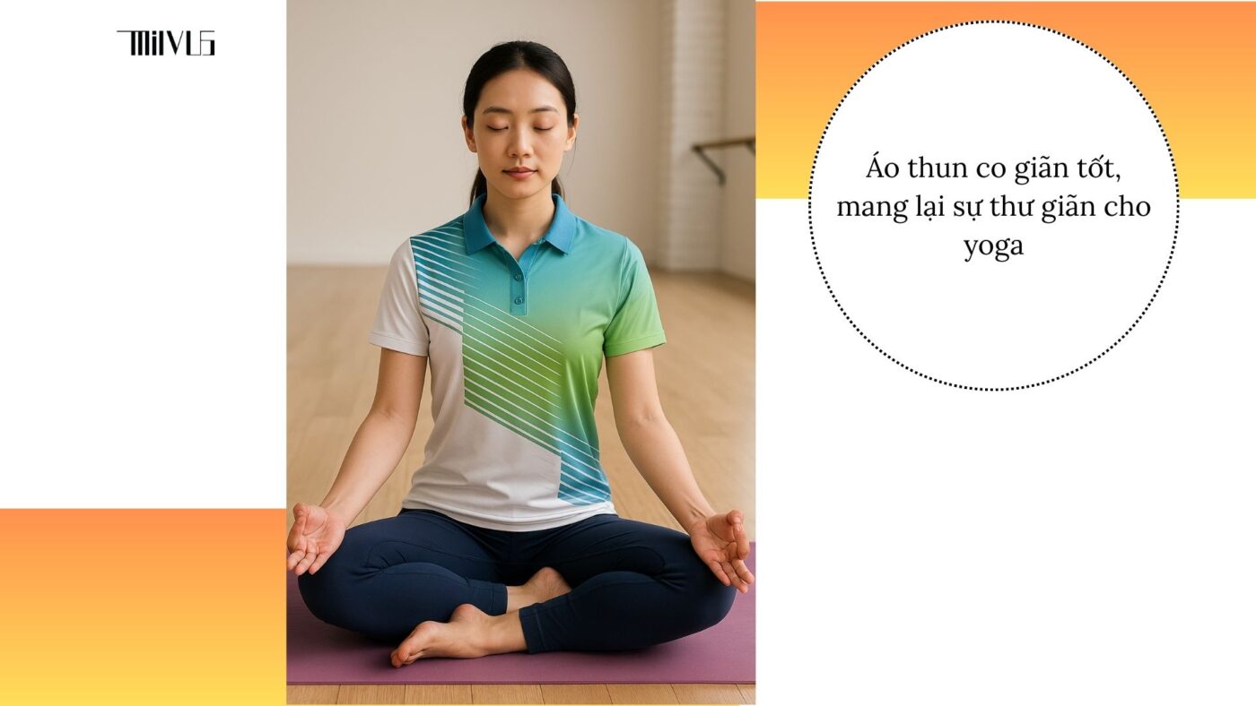 Áo thun thể thao cho người cần co giãn tốt