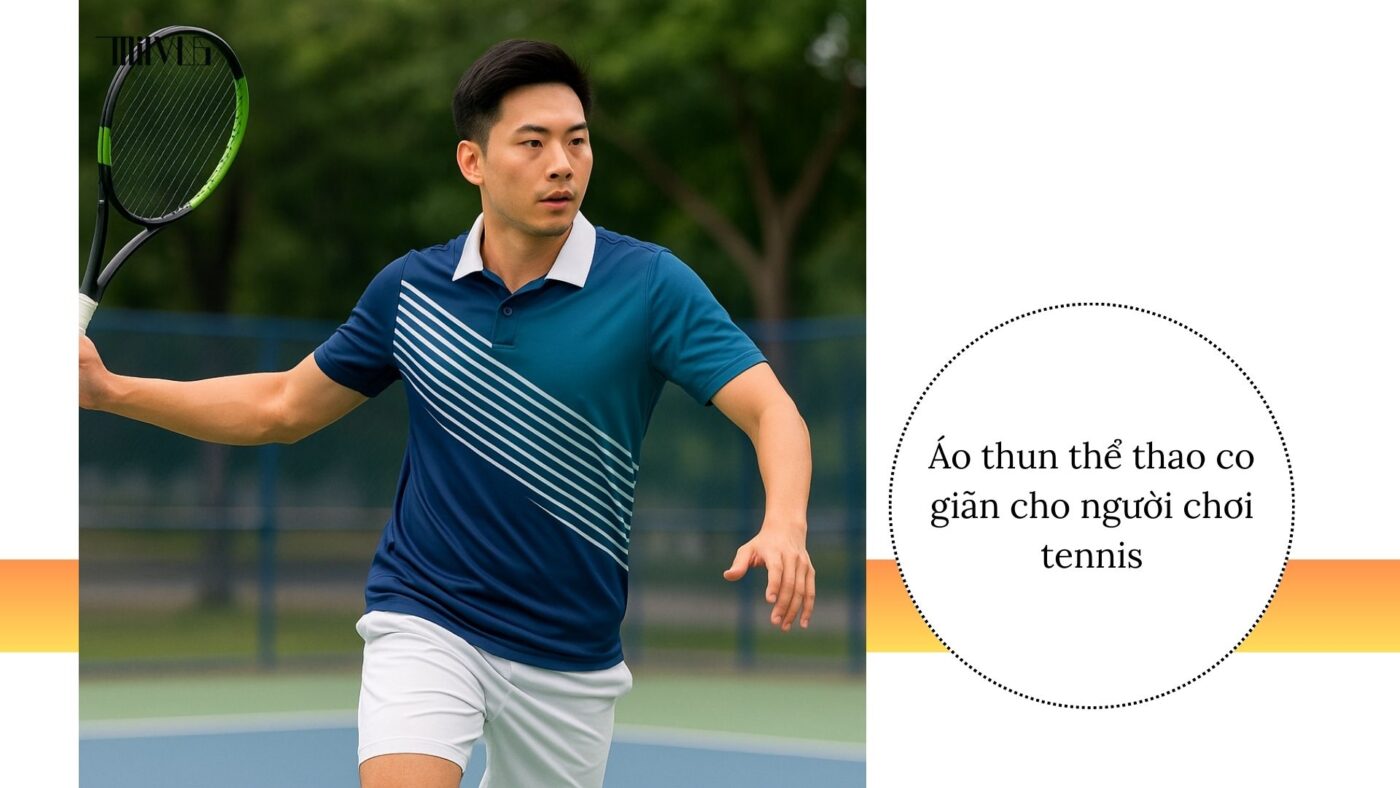 Áo thun thể thao cho người cần co giãn tốt