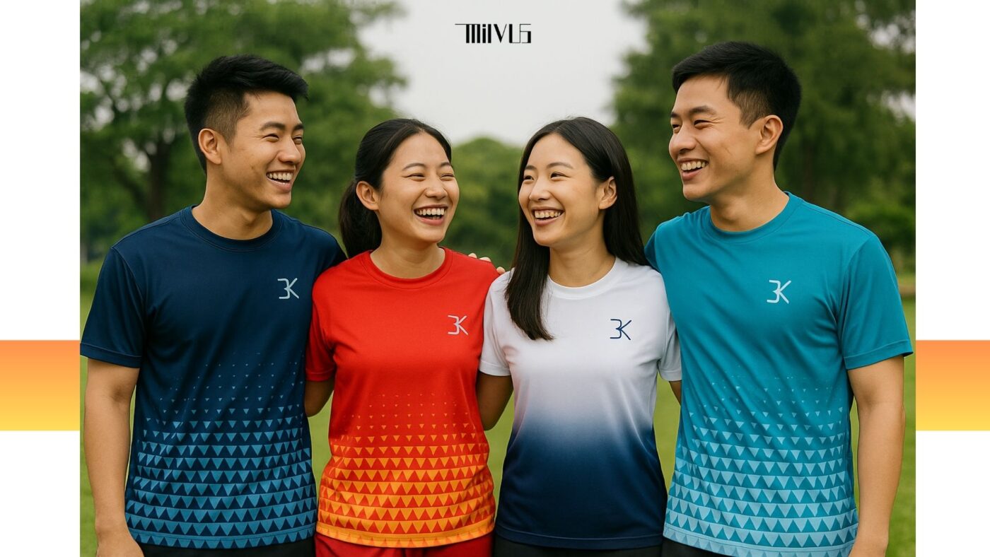 Áo thun thể thao cho người cần co giãn tốt