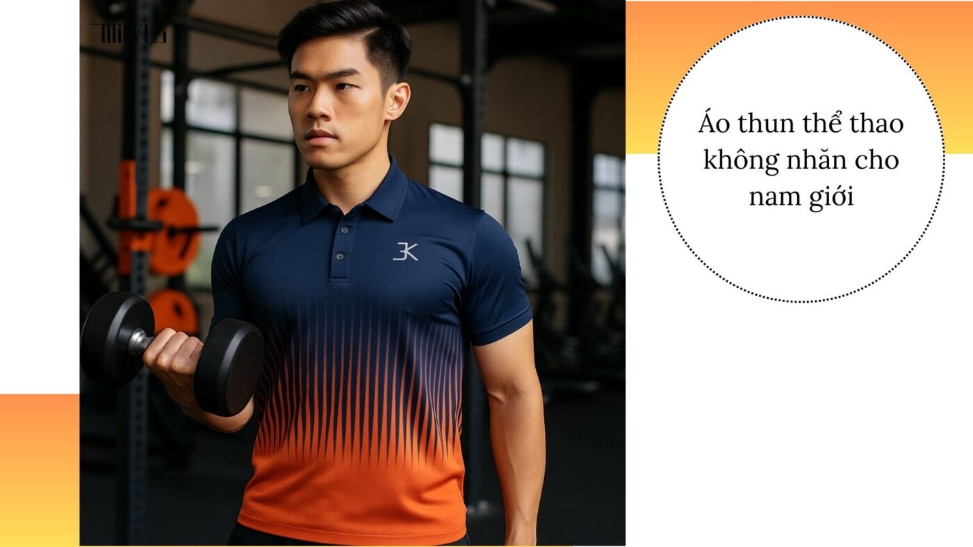 Áo thun thể thao cho người cần vải không nhăn
