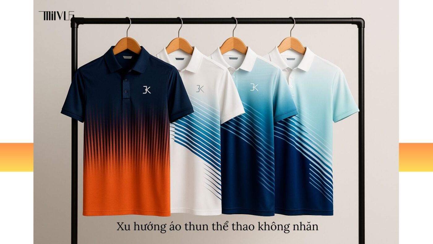 Áo thun thể thao cho người cần vải không nhăn