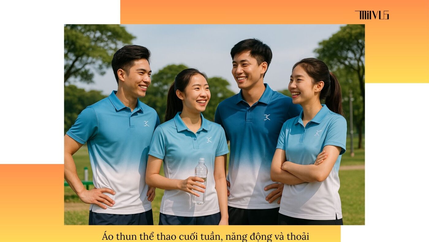 Áo thun thể thao cho người chơi thể thao cuối tuần
