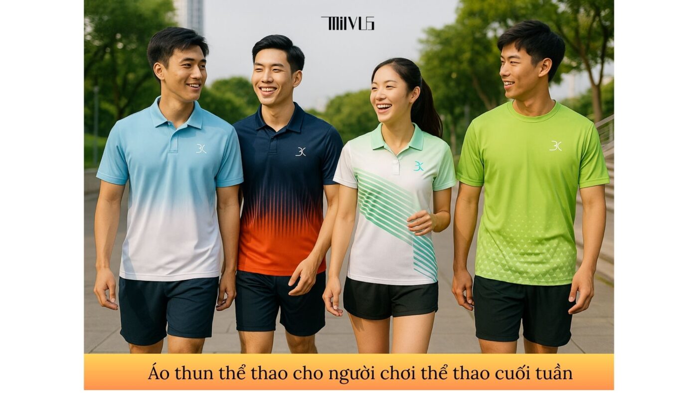 Áo thun thể thao cho người chơi thể thao cuối tuần