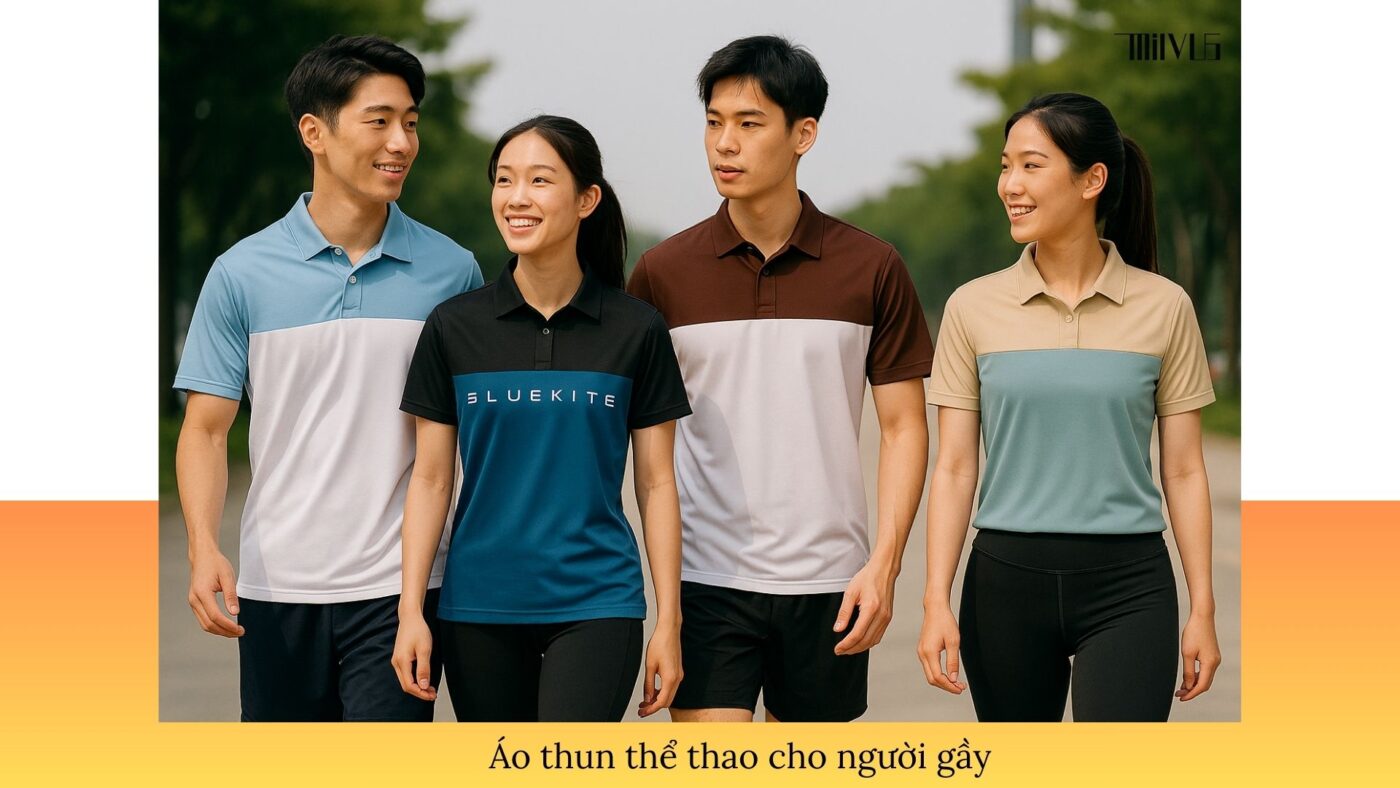 Áo thun thể thao cho người gầy