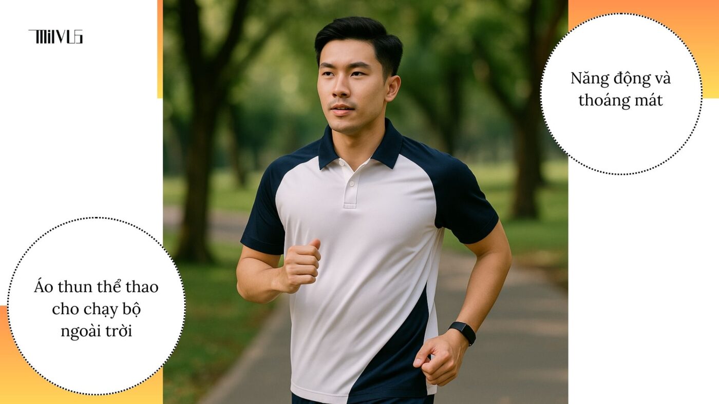 Áo thun thể thao cho người năng động