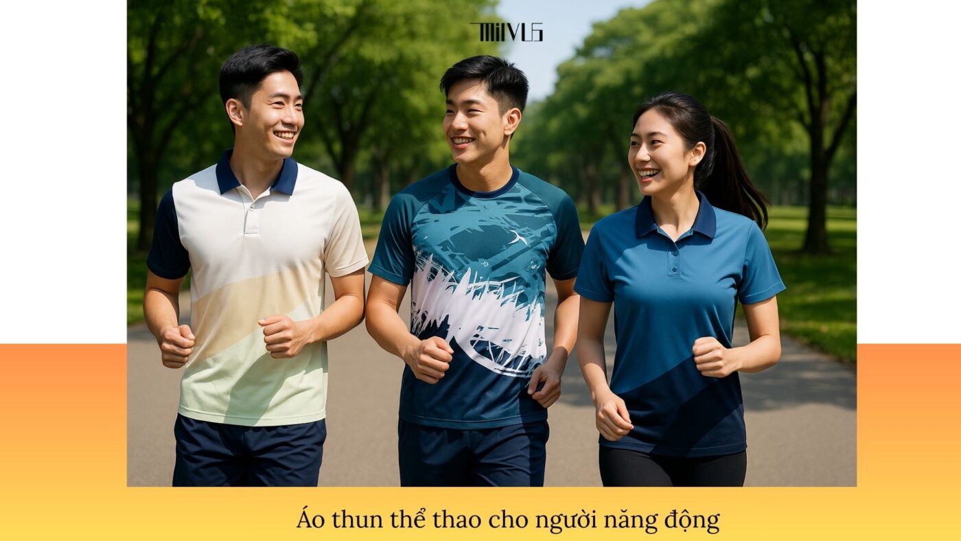 Áo thun thể thao cho người năng động