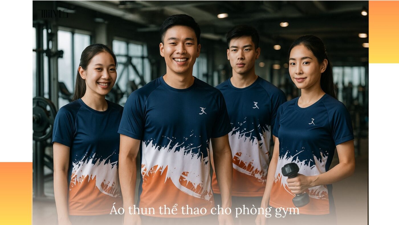 Áo thun thể thao cho người ra mồ hôi nhiều