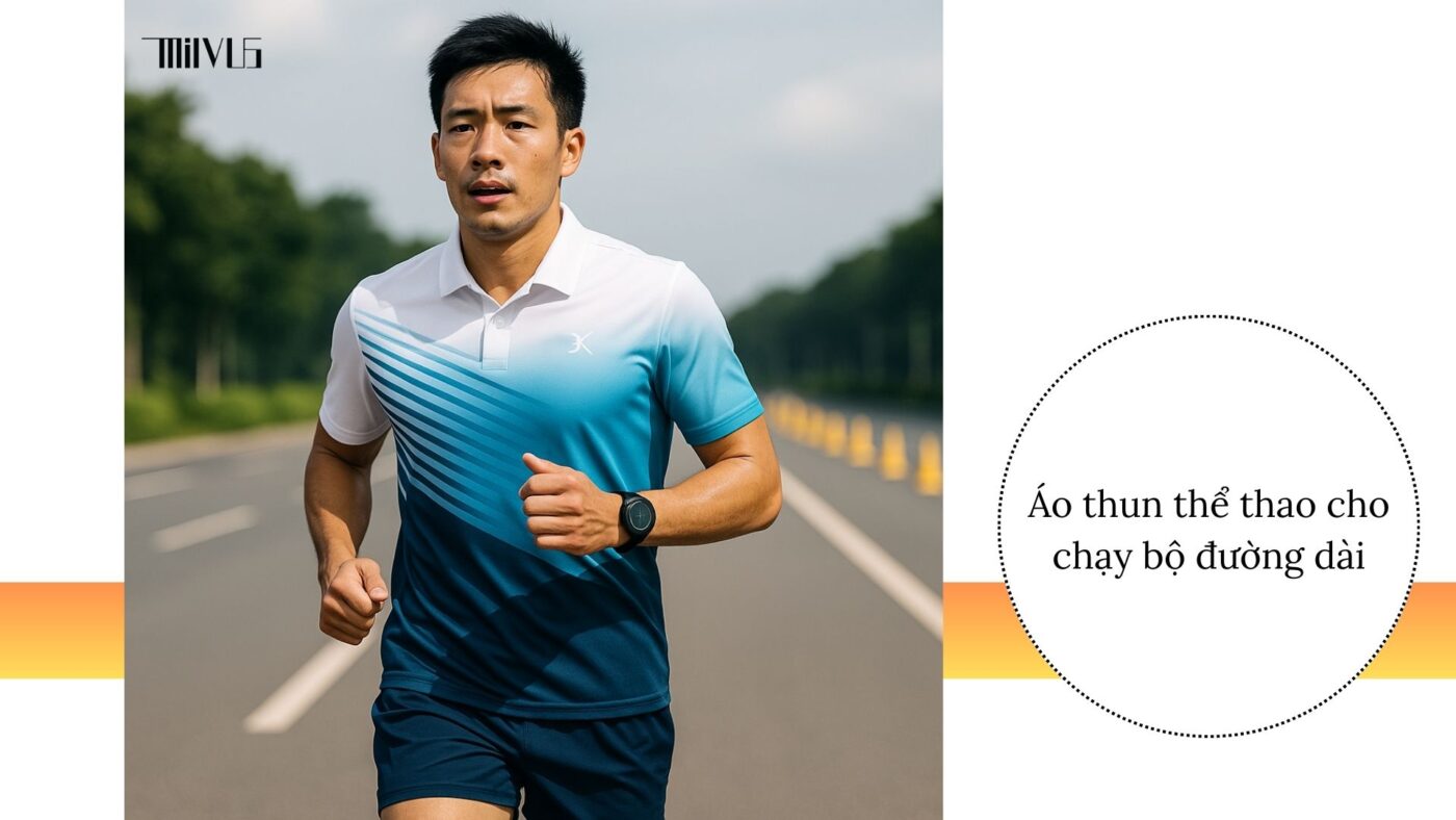 Áo thun thể thao cho người ra mồ hôi nhiều
