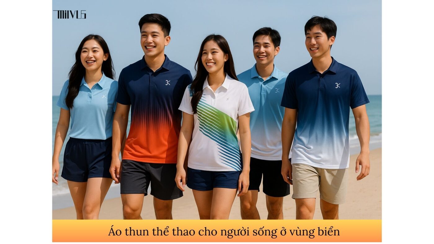 Áo thun thể thao cho người sống ở vùng biển