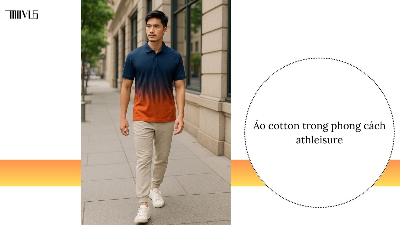 Áo thun thể thao cho người thích vải cotton