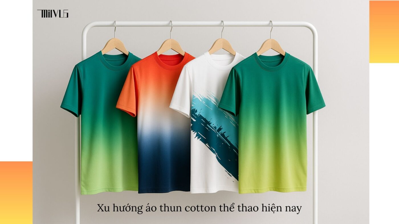 Áo thun thể thao cho người thích vải cotton