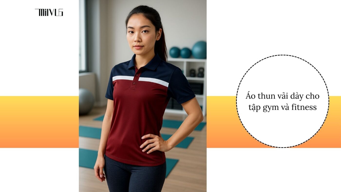 Áo thun thể thao cho người thích vải dày dặn