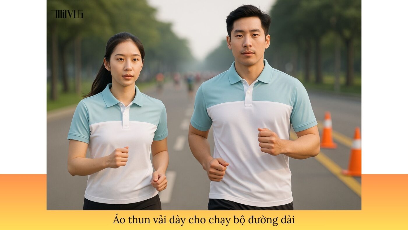 Áo thun thể thao cho người thích vải dày dặn