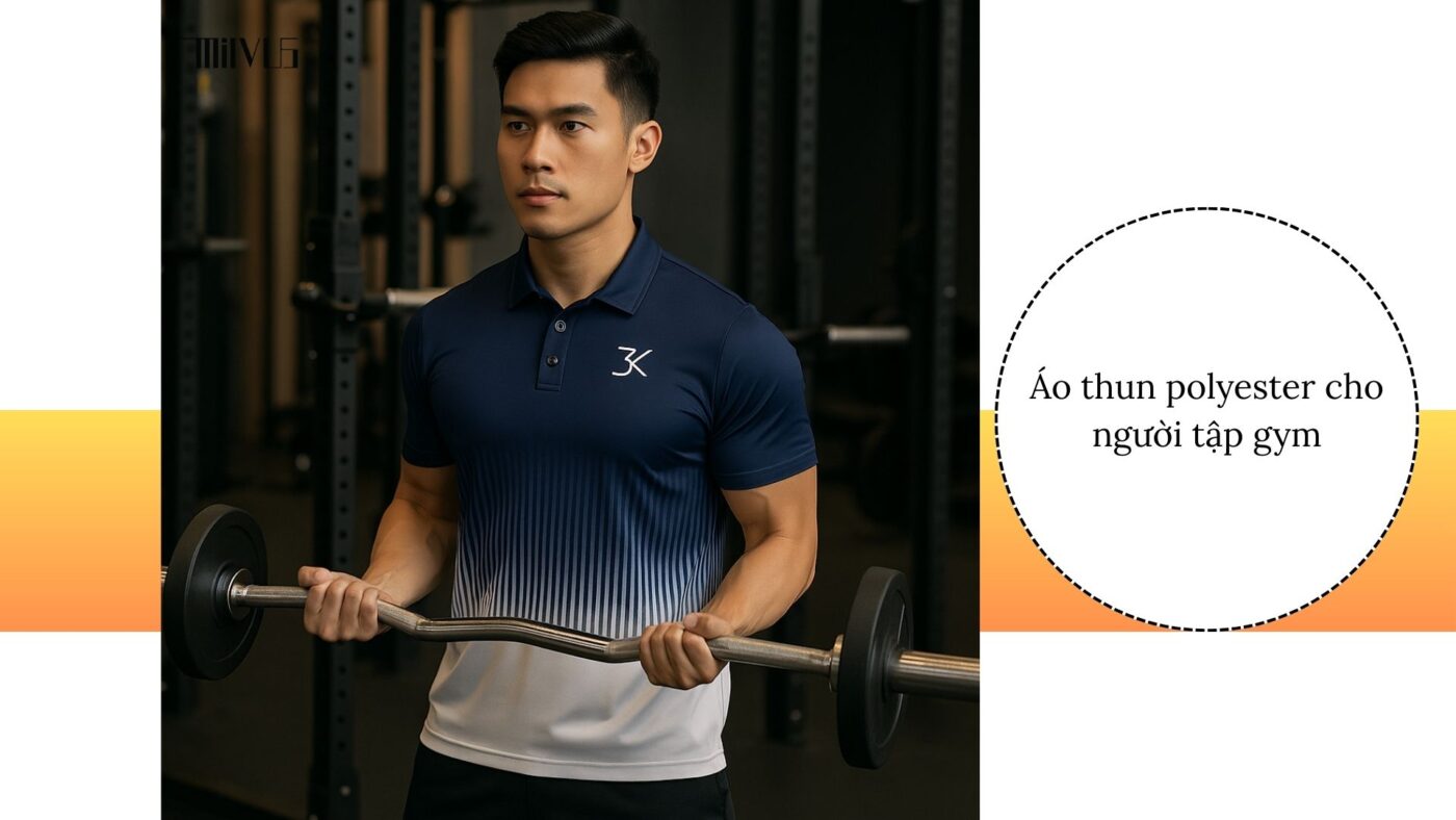 Áo thun thể thao cho người thích vải polyester
