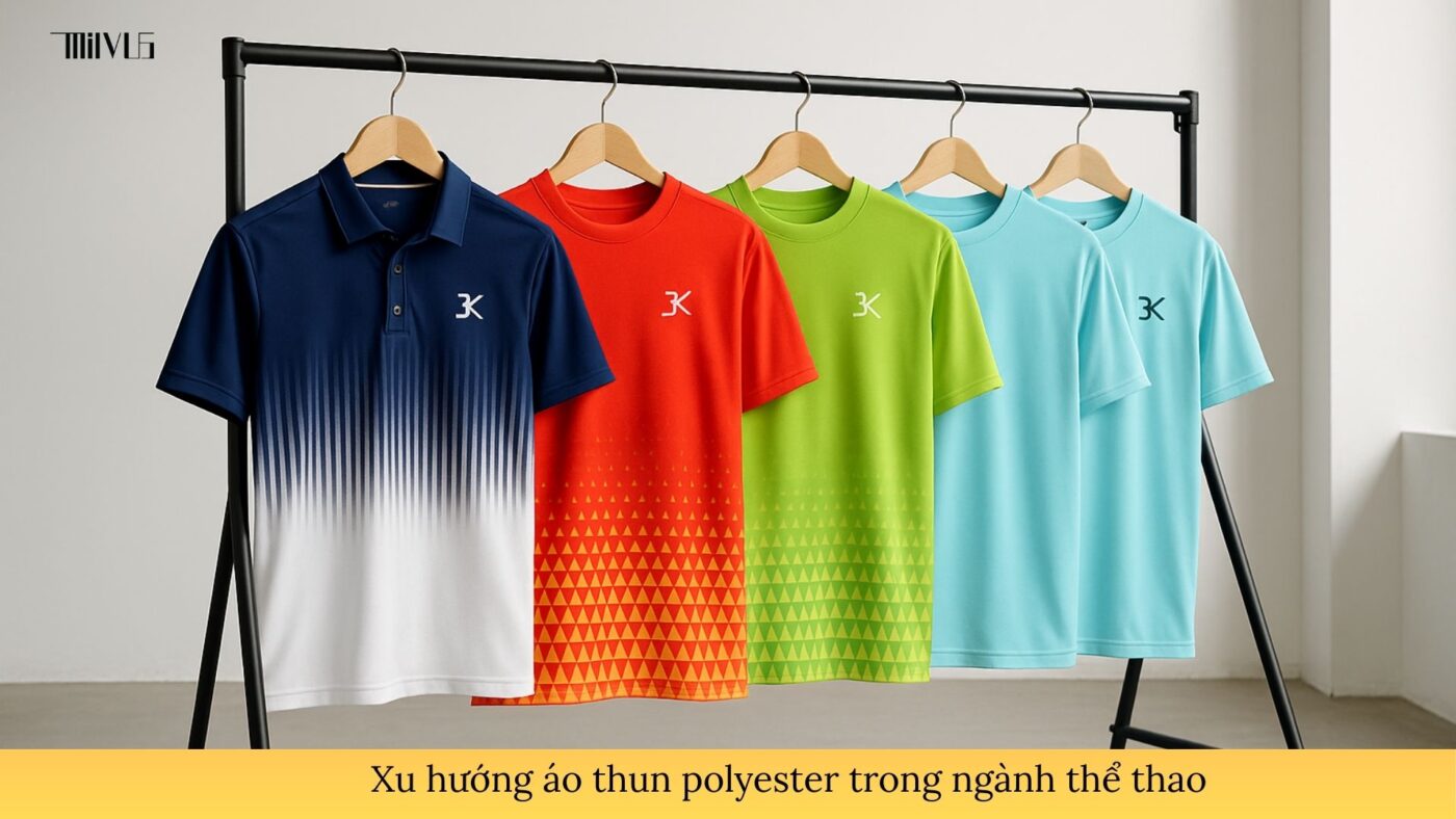 Áo thun thể thao cho người thích vải polyester