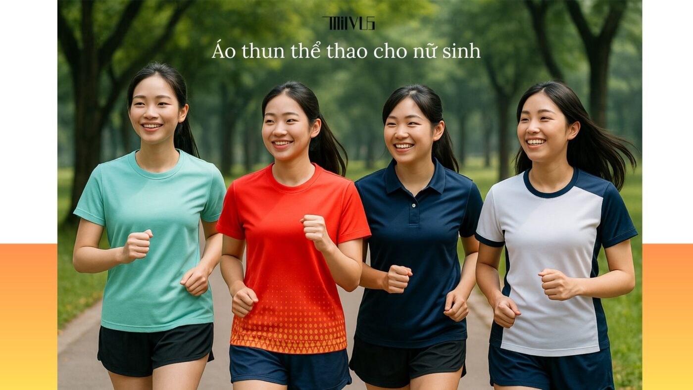 Áo thun thể thao cho nữ sinh – trẻ trung, thoải mái, phù hợp nhiều hoạt động