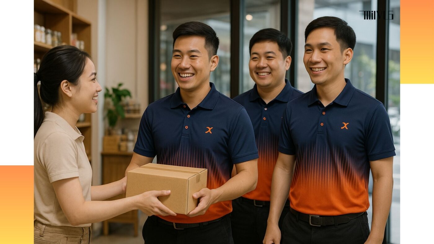 Áo thun thể thao cho shipper