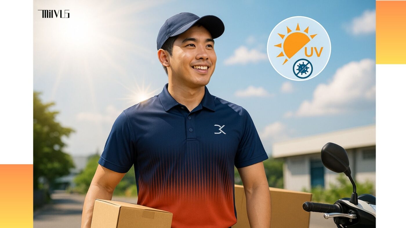 Áo thun thể thao cho shipper