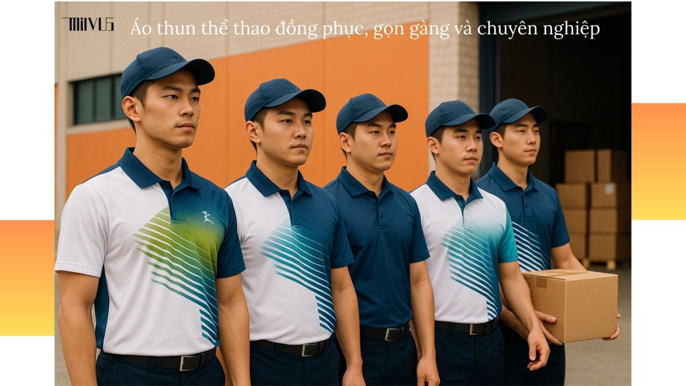Áo thun thể thao cho shipper