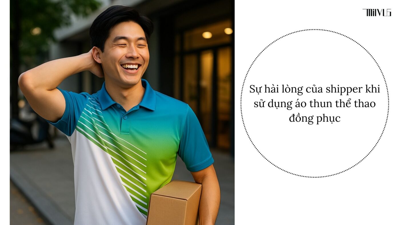 Áo thun thể thao cho shipper